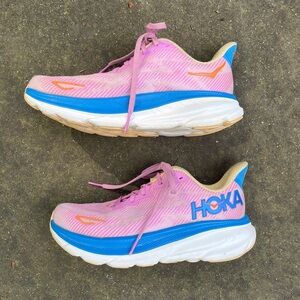 Hoka Clifton 9 sneakers running shoes cyclamen sweet lilac
